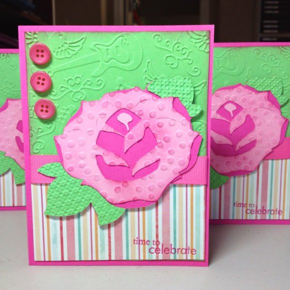 Cuttlebug 4-pc embossing folders - ROCK PRINCESS - Picture 6 of 8